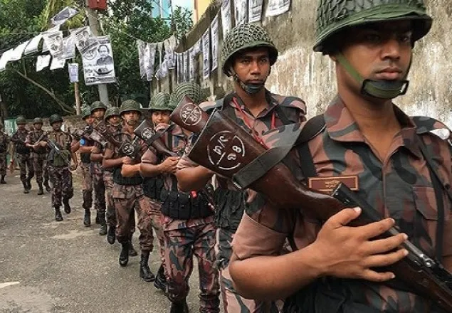 রাজশাহীতে ১৯ প্লাটুন বিজিবি মোতায়েন