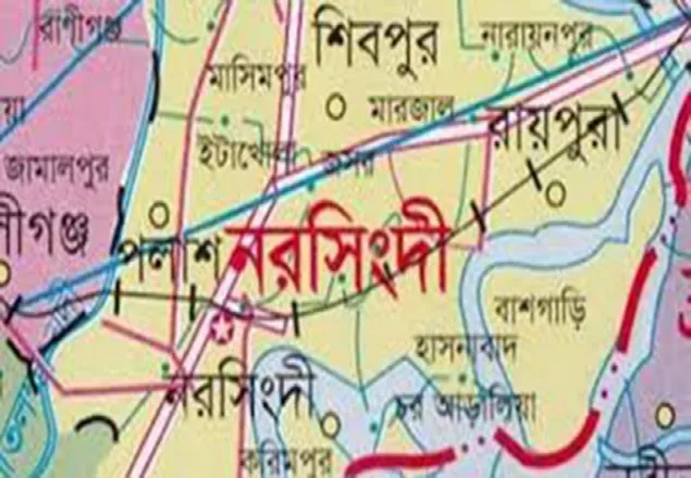 নরসিংদীতে লেগুনা চাপায় কলেজছাত্র নিহত