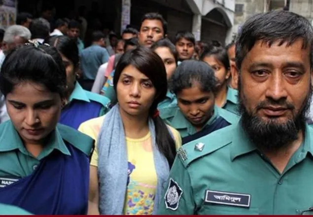 ৪ দিনের রিমান্ডে অভিনেত্রী কাজী নওশাবা 