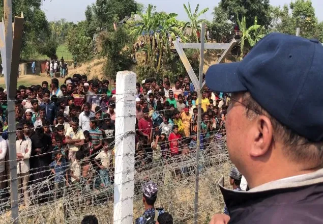 জিরো লাইনে রোহিঙ্গাদের সহায়তা দেয়া বন্ধের অনুরোধ মিয়ানমারের