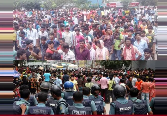 শ্রমিক বিক্ষোভে ঢাকা-ময়মনসিংহ মহাসড়ক অবরোধ  