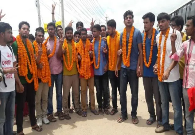 কোটা আন্দোলনের নেতা রাশেদসহ ১০ জন কারামুক্ত