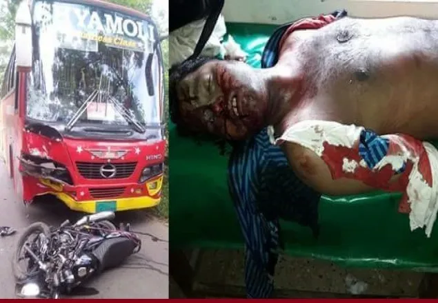 খাগড়াছড়িতে শ্যামলী পরিবহন-মোটরসাইকেল সংঘর্ষে নিহত ১ 