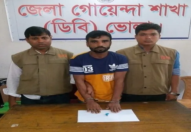 ভোলায় ইয়াবাসহ যুবক আটক