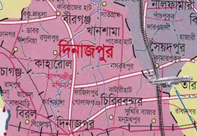 দিনাজপুরে ট্রাক-বাস মুখোমুখি সংঘর্ঘে দুই চালক নিহত