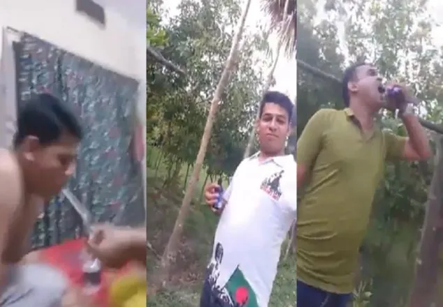 ছাত্রলীগ নেতার মাদক সেবনের ভিডিও ভাইরাল
