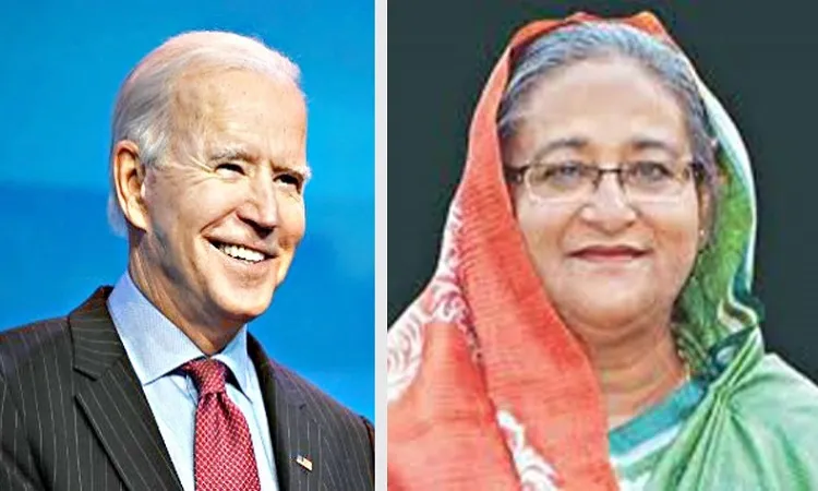 PM Hasina attends Joe Biden's reception