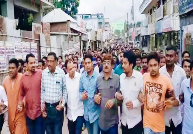ঠাকুরগাঁওয়ে জেলা আ.লীগের বিক্ষোভ