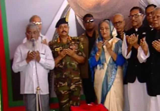 পদ্মা সেতুর নামফলক উন্মোচন করলেন প্রধানমন্ত্রী