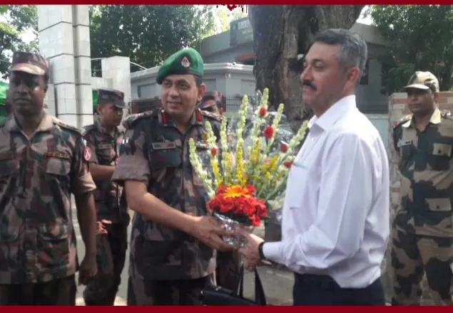 প্রশিক্ষণে অংশ নিতে বিএসএফ’র উচ্চ পর্যায়ের প্রতিনিধি দল বাংলাদেশে 