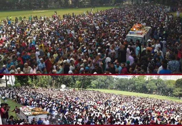 জাতীয় ঈদগাহে আইয়ুব বাচ্চুর জানাজা সম্পন্ন 