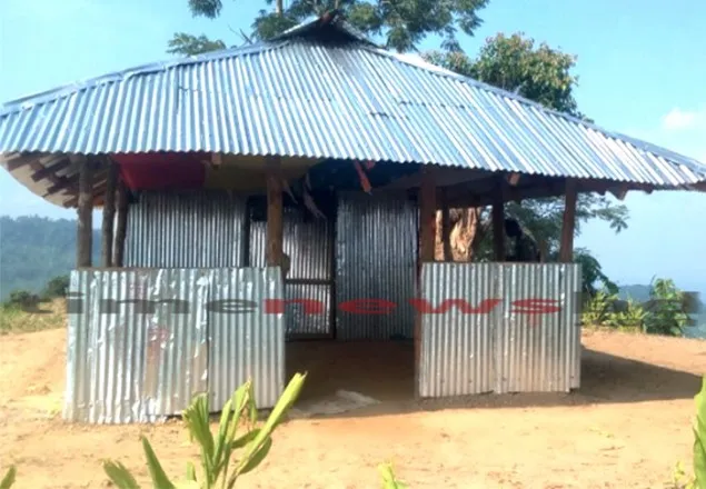 আবারও সেনাবাহিনীর জমি দখল করে মন্দির নির্মান