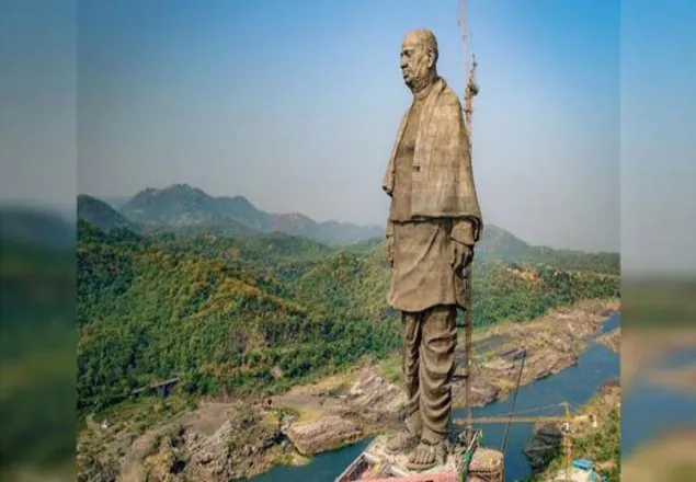 এক মূর্তি উদ্বোধনে ৪০০০ পুলিশ ২০ ড্রোন