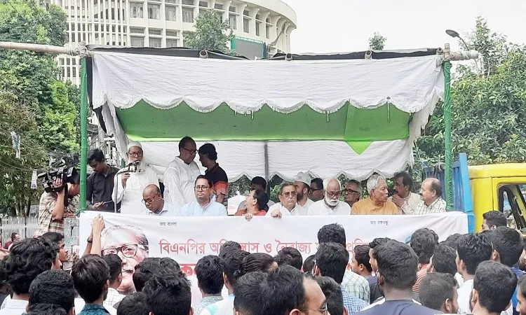১৪ দলীয় জোটের সমাবেশে যা বললেন শরিকরা