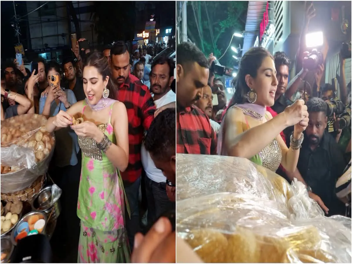 কলকাতা জমিয়ে তুললেন সারা আলী খান
