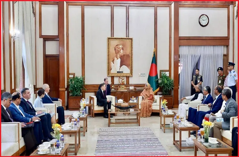 প্রধানমন্ত্রীর সাথে রোসাটম মহাপরিচালকের সাক্ষাৎ