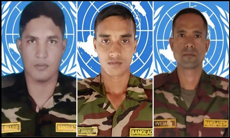 মধ্য আফ্রিকায় হামলা, বাংলাদেশী ৩ শান্তিরক্ষী নিহত
