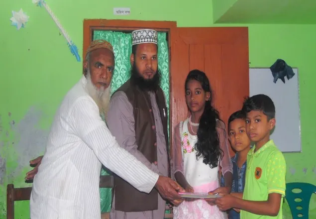 বগুড়া সান-সাইন পাবলিক স্কুলের পিএসসি পরীক্ষার্থীদের বিদায়