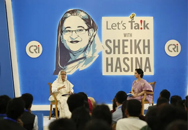 তরুণদের স্বপ্নের বাংলাদেশ গড়ার কথা শুনলেন প্রধানমন্ত্রী