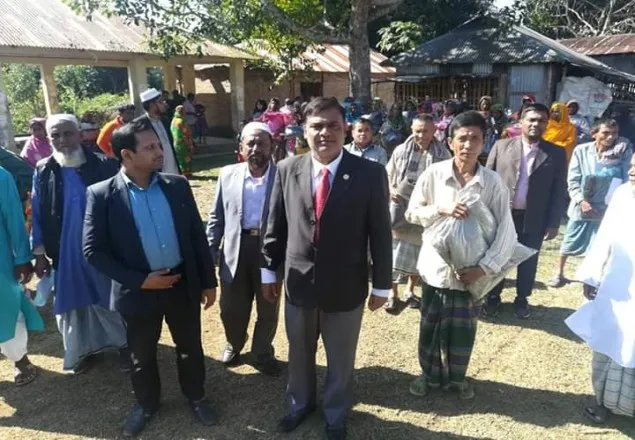 দিঘিনালা'য় শীতার্তদের পাশে জুনাব আলী ফাউন্ডেশন