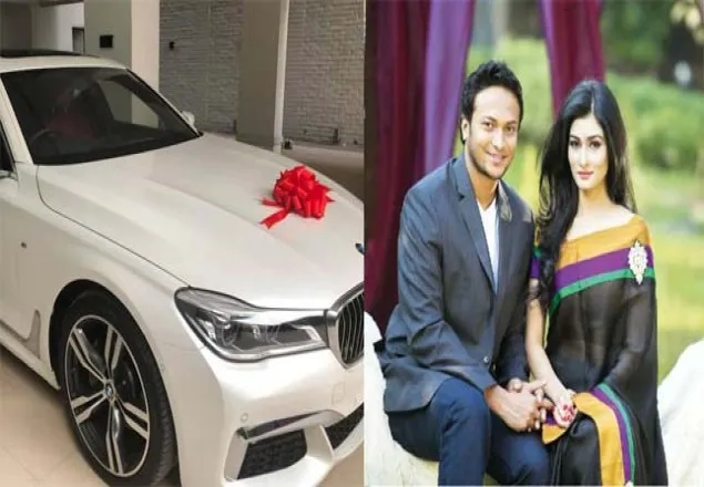 বিবাহবার্ষিকীতে শিশিরকে বিএমডব্লিউ উপহার দিলেন সাকিব