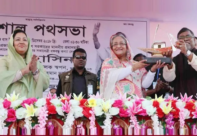 ক্ষমতায় থেকেই স্বাধীনতার সুবর্ণজয়ন্তী পালন করবো: শেখ হাসিনা 