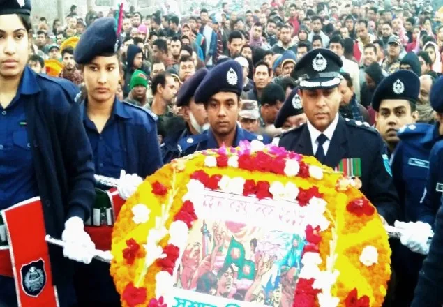 ঠাকুরগাঁওয়ে যথাযোগ্য মর্যাদায় বিজয় দিবস পালন 