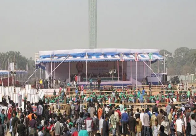 সমাবেশ শুরু আওয়ামী লীগের