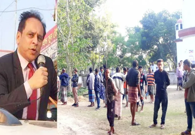 রেজা কিবরিয়ার বাসায় পুলিশ, লাঠিসোঁটা নিয়ে গ্রামবাসীর অবস্থান