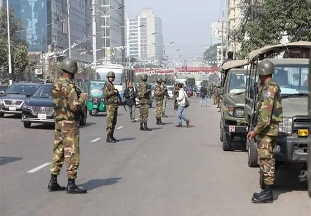 রাজধানীতে সেনাবাহিনীর তল্লাশি অভিযান