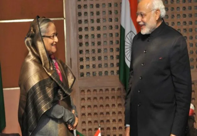 শেখ হাসিনাকে মোদীর ফোন