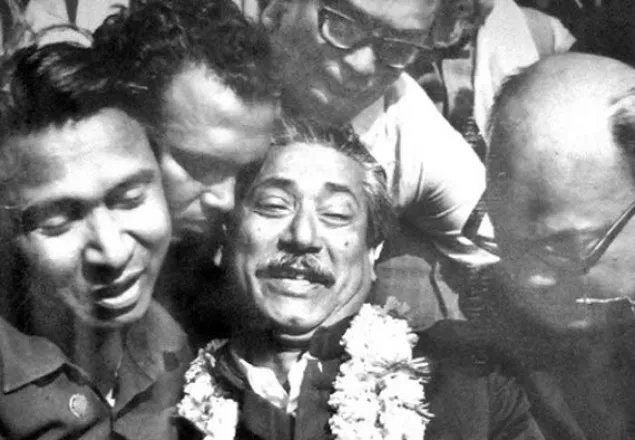 আজ বঙ্গবন্ধুর স্বদেশ প্রত্যাবর্তন দিবস