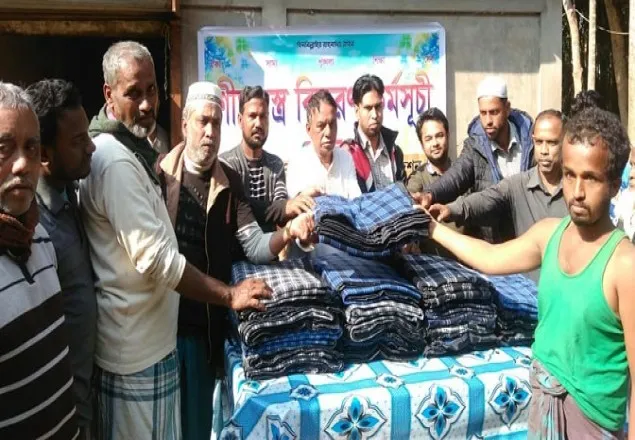 শেখপুর শীতবস্ত্র বিতরণ।