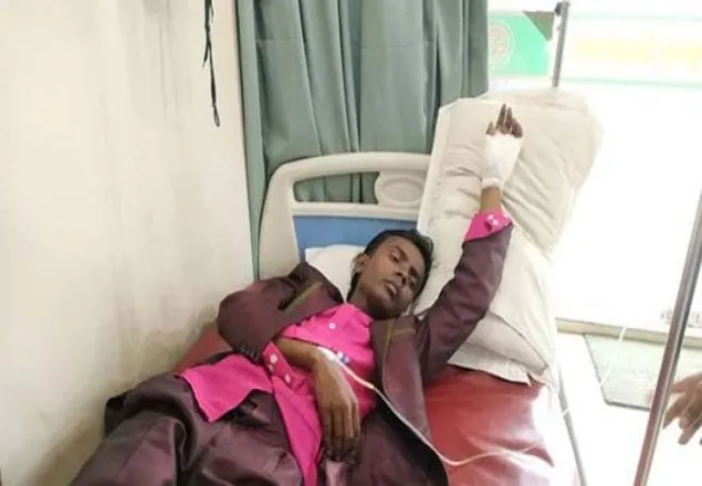 হাতে রড ঢুকে আহত হিরো আলম