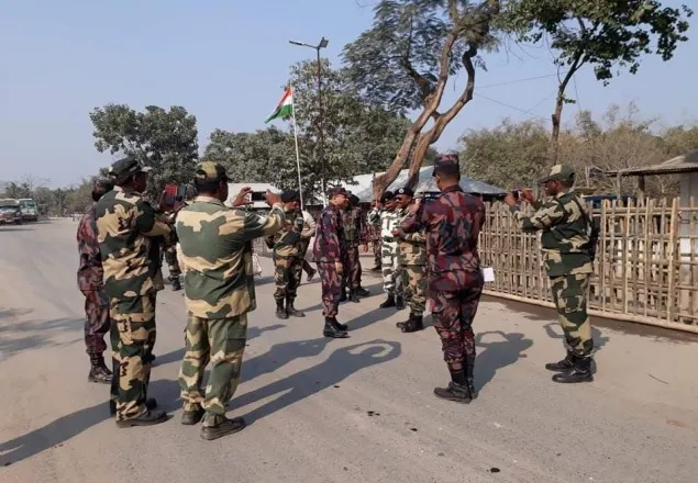 বিজিবি-বিএসএফ ব্যাটালিয়ন পর্যায়ে পতাকা বৈঠক