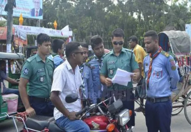 ট্রাফিক শৃঙ্খলায় ৫ কোটির বেশি জরিমানা আদায়