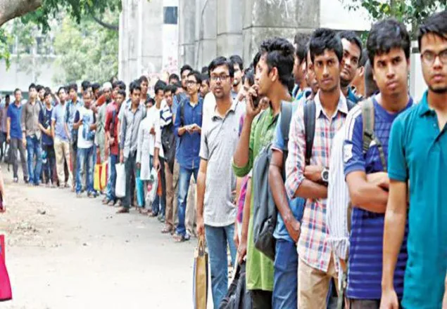 দেশে বেকারের সংখ্যা ২৬ লাখ ৭৭ হাজার