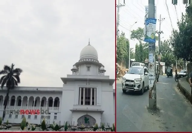 সড়ক থেকে সব ধরনের খুঁটি সরানোর নির্দেশ