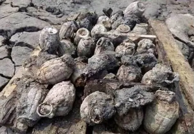 চিংড়ির ঘের থেকে বেরিয়ে এলো ৩২টি গ্রেনেড