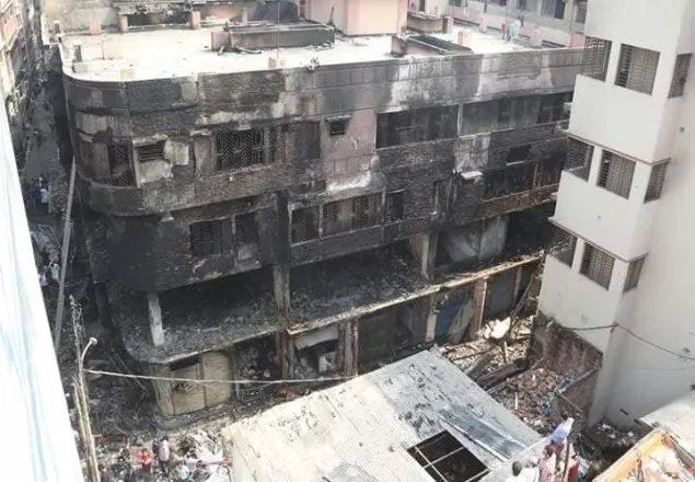 চকবাজার অগ্নিকাণ্ডের ঘটনায় পুলিশের মামলা