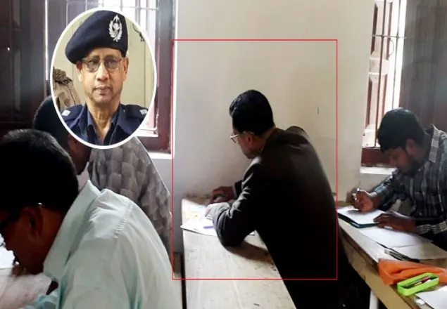 এমএ পাস ওসি দিচ্ছেন এসএসসি পরীক্ষা