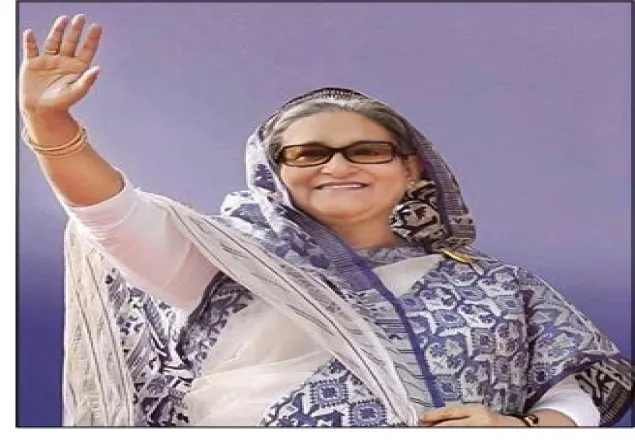 মির্জাপুরে প্রধানমন্ত্রী শেখ হাসিনা