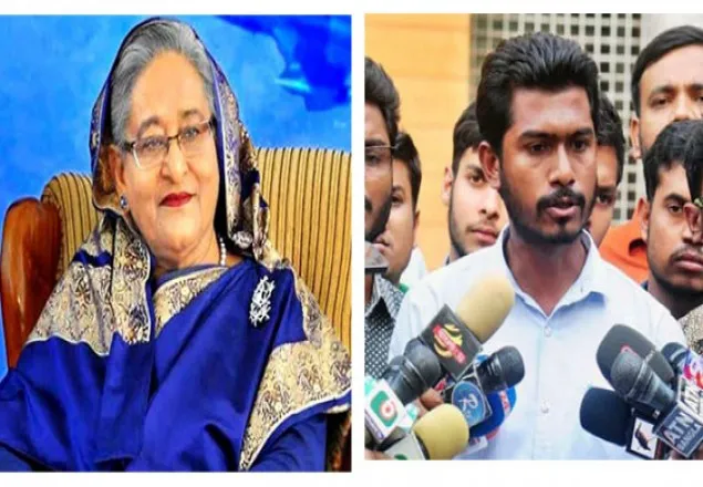 গণভবনে প্রধানমন্ত্রীর পাশে ভিপি নুর ও ডাকসু নেতারা
