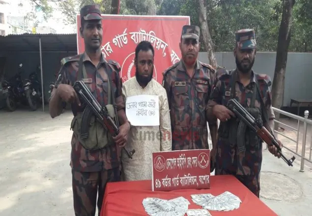 বেনাপোলে ১০হাজার ডলারসহ আটক এক
