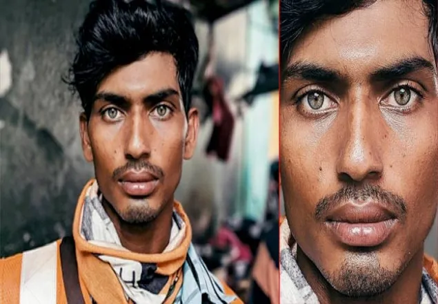 নেট দুনিয়ায় ভাইরাল প্রবাসী বাংলাদেশি শ্রমিকের ছবি