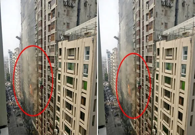 বনানীতে ভয়াবহ অগ্নিকাণ্ড, ভেতরে আটকা অনেকে