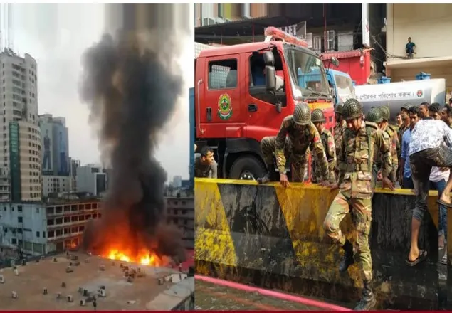 গুলশান-১’র ডিএনসিসি মার্কেটের আগুন নিয়ন্ত্রণে