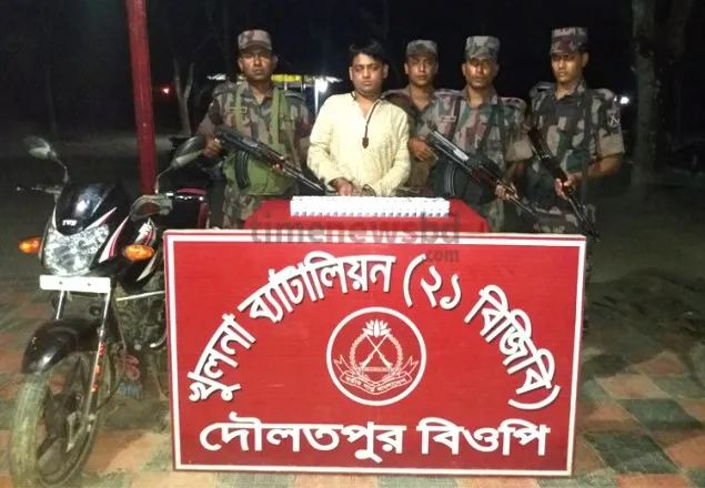 দৌলতপুর সীমান্তে হেপাটাইটিস বি ভ্যাকসিনসহ আটক ১