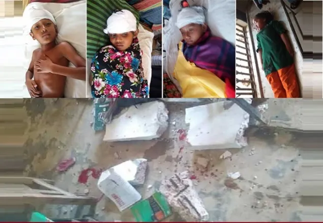 প্রাথমিক বিদ্যালয়ের বিম ভেঙ্গে শিক্ষার্থী নিহত