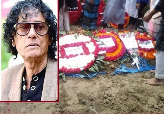 বাবা-মায়ের পাশে শায়িত টেলি সামাদ